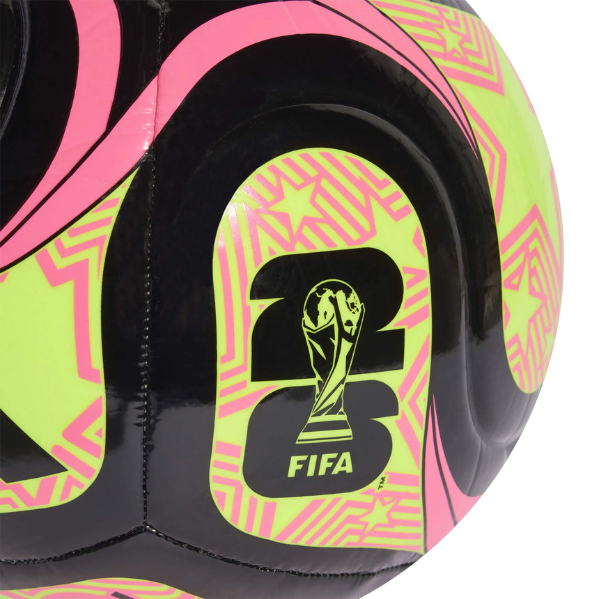 adidas FIFA 2026 World Cup Trionda Club Ball Black/Green/Pink Detail