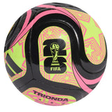 adidas FIFA 2026 World Cup Trionda Club Ball Black/Green/Pink Front