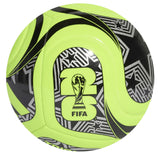 adidas FIFA 2026 World Cup Trionda Club Ball Green/Black/Silver Front
