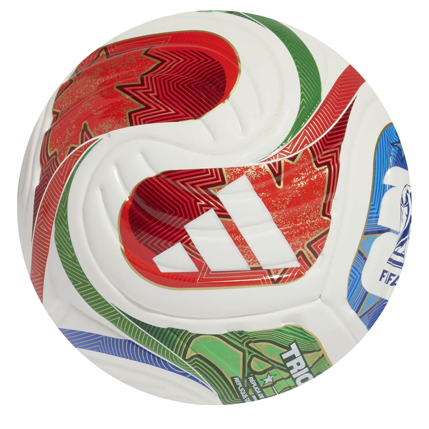 adidas FIFA 2026 World Cup Trionda Mini Ball Red/Green/Blue Back