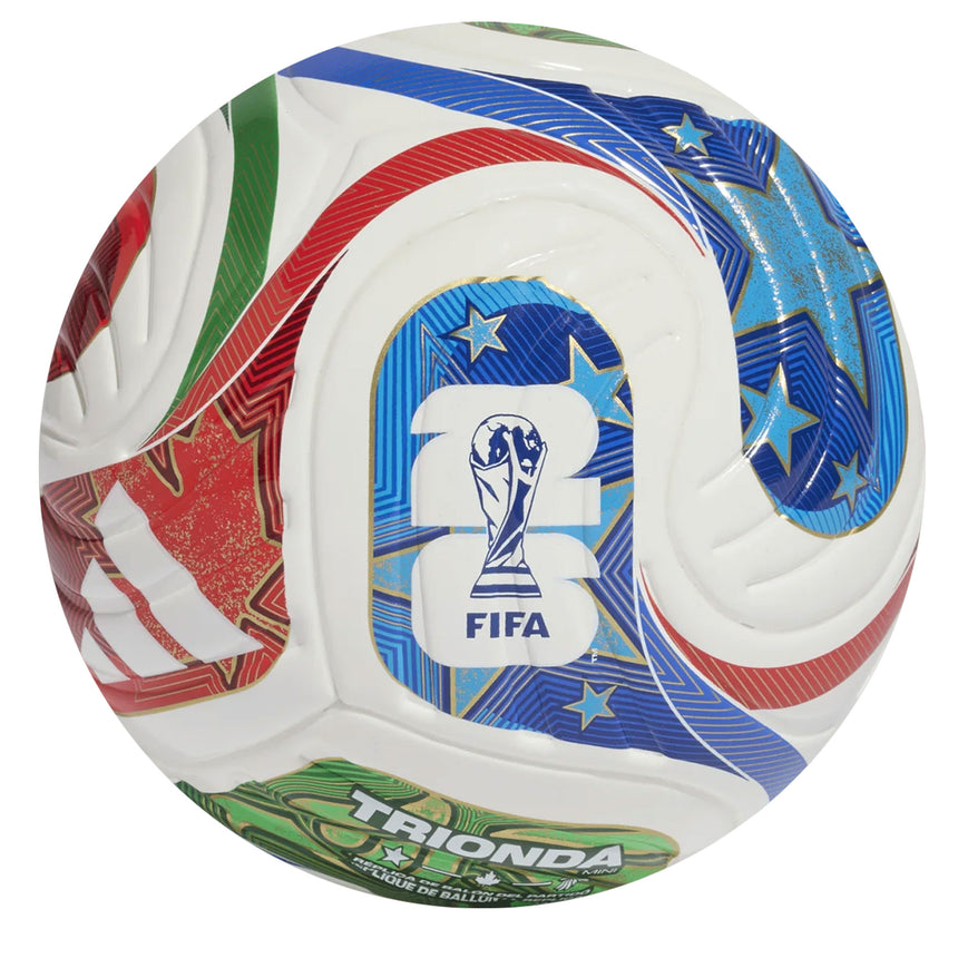 adidas FIFA 2026 World Cup Trionda Mini Ball Red/Green/Blue Front