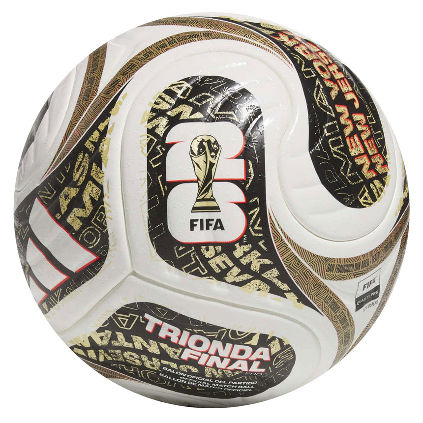 adidas Fifa World Cup 2026 Trionda Finals Pro Ball White/Black/Gold Front