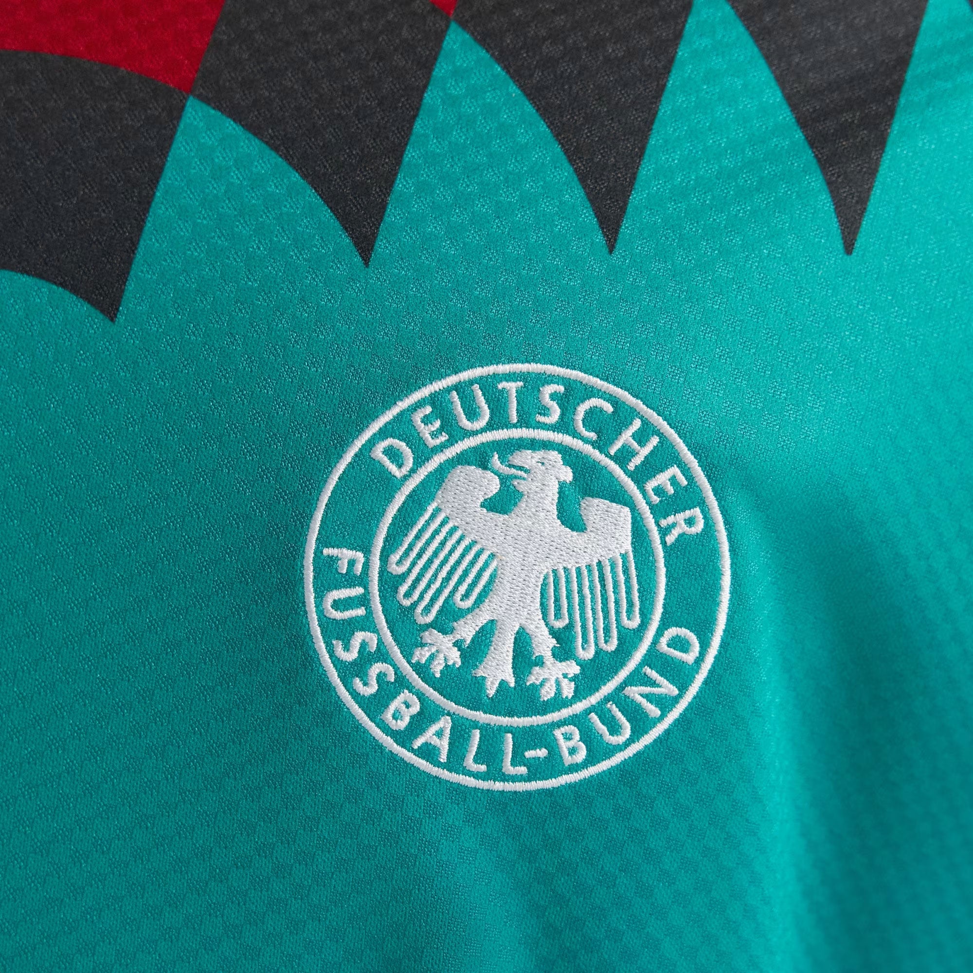 adidas Germany Men's Away Throwback 1994 Jersey Turquoise – Azteca
