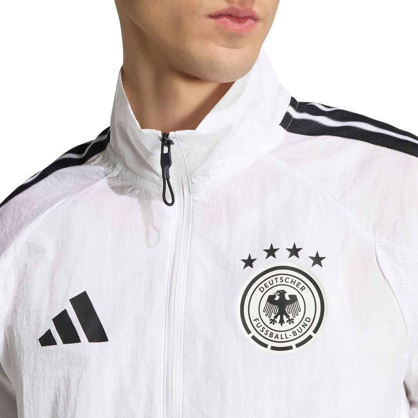 adidas Germany Men's Home Anthem Jacket White/Black Crest