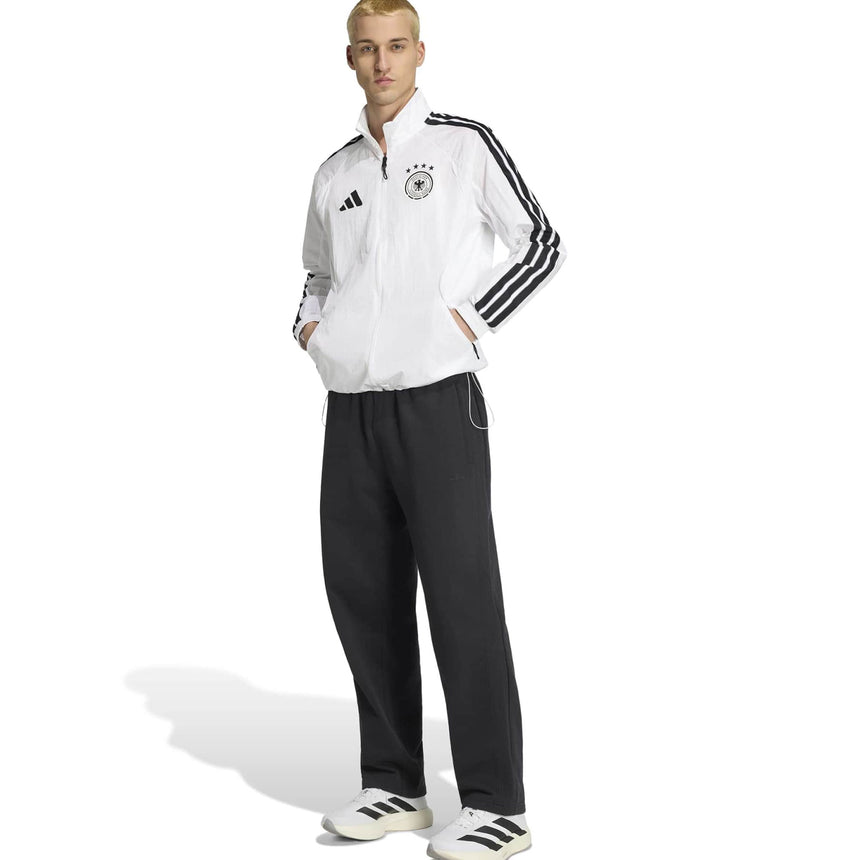 adidas Germany Men's Home Anthem Jacket White/Black Model