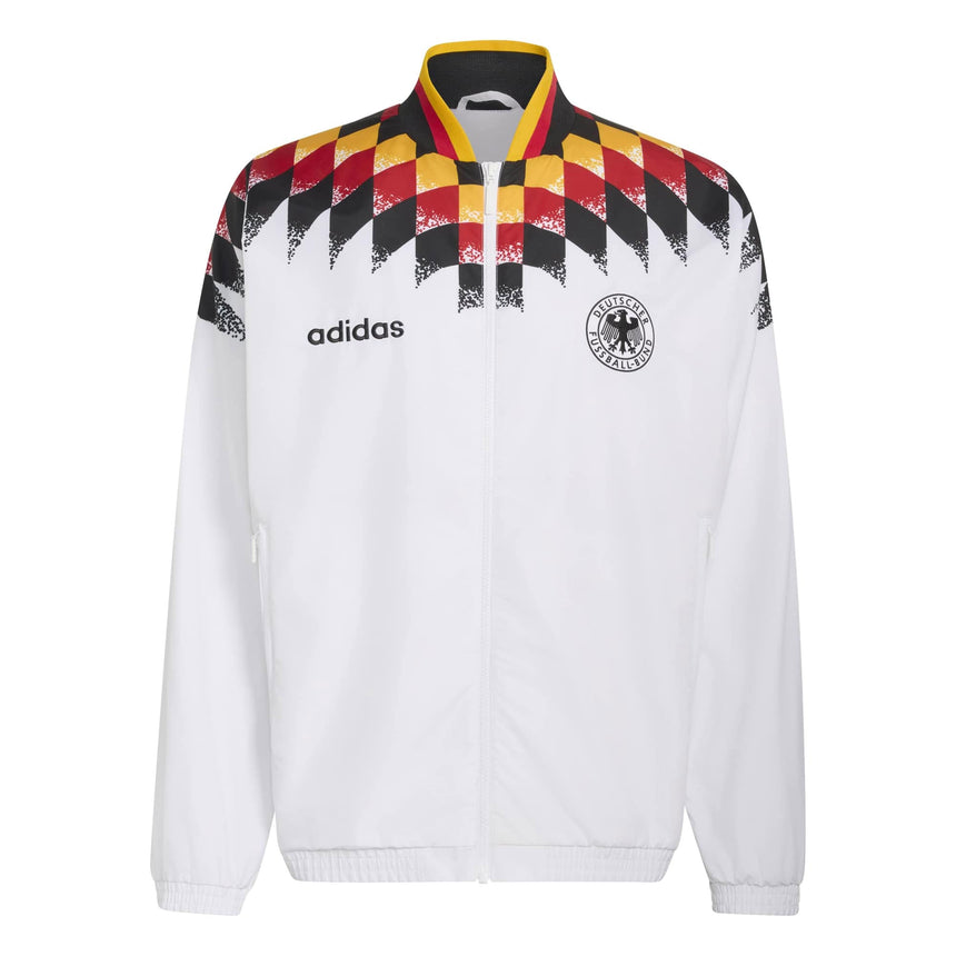 adidas Germany Men's Throwback 1994 Jacket White/Black Front
