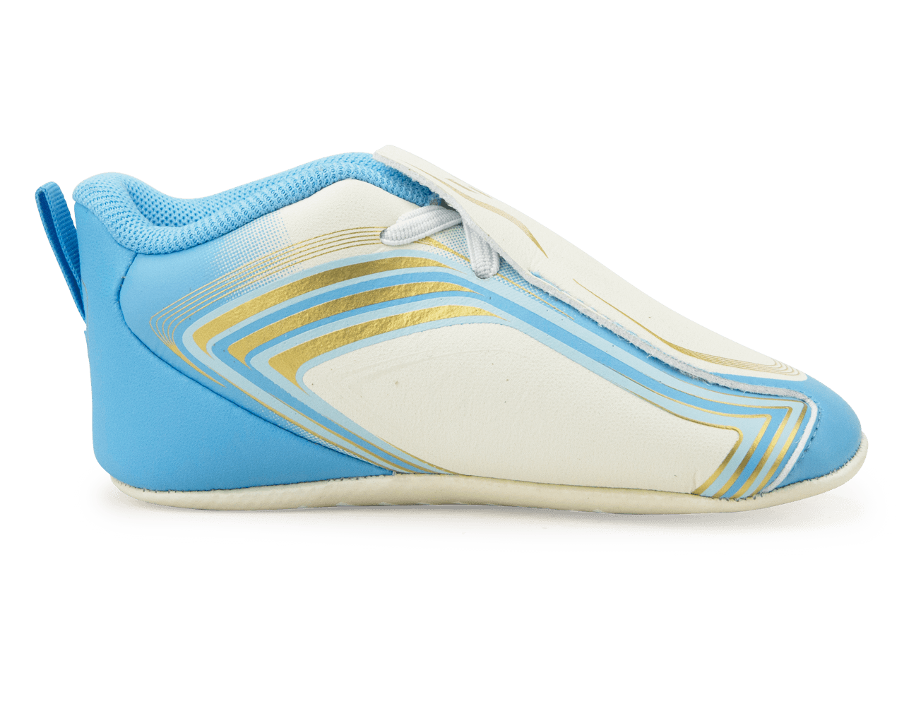 adidas Infant F50 Messi Crib Shoes Infant Ivory/Sea Blue/Ice Blue