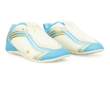adidas Infant F50 Messi Crib Shoes Infant Ivory/Sea Blue/Ice Blue Together