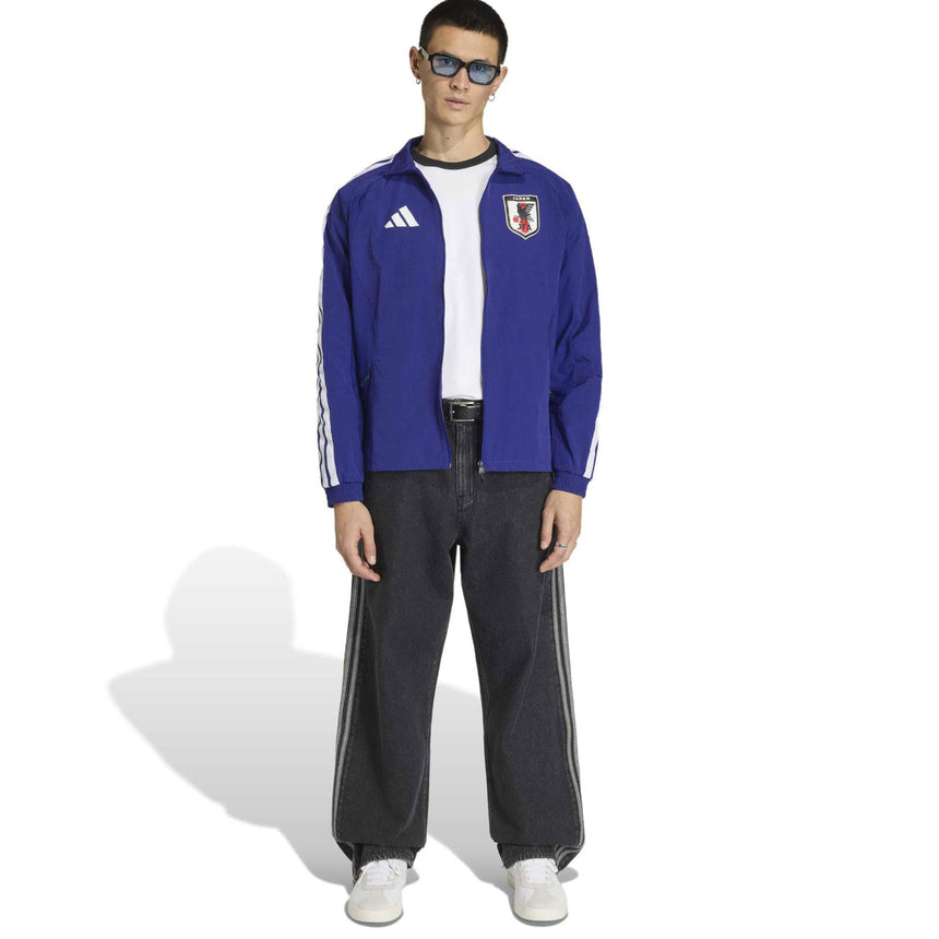 adidas Japan Men's Home Anthem Jacket Blue Model