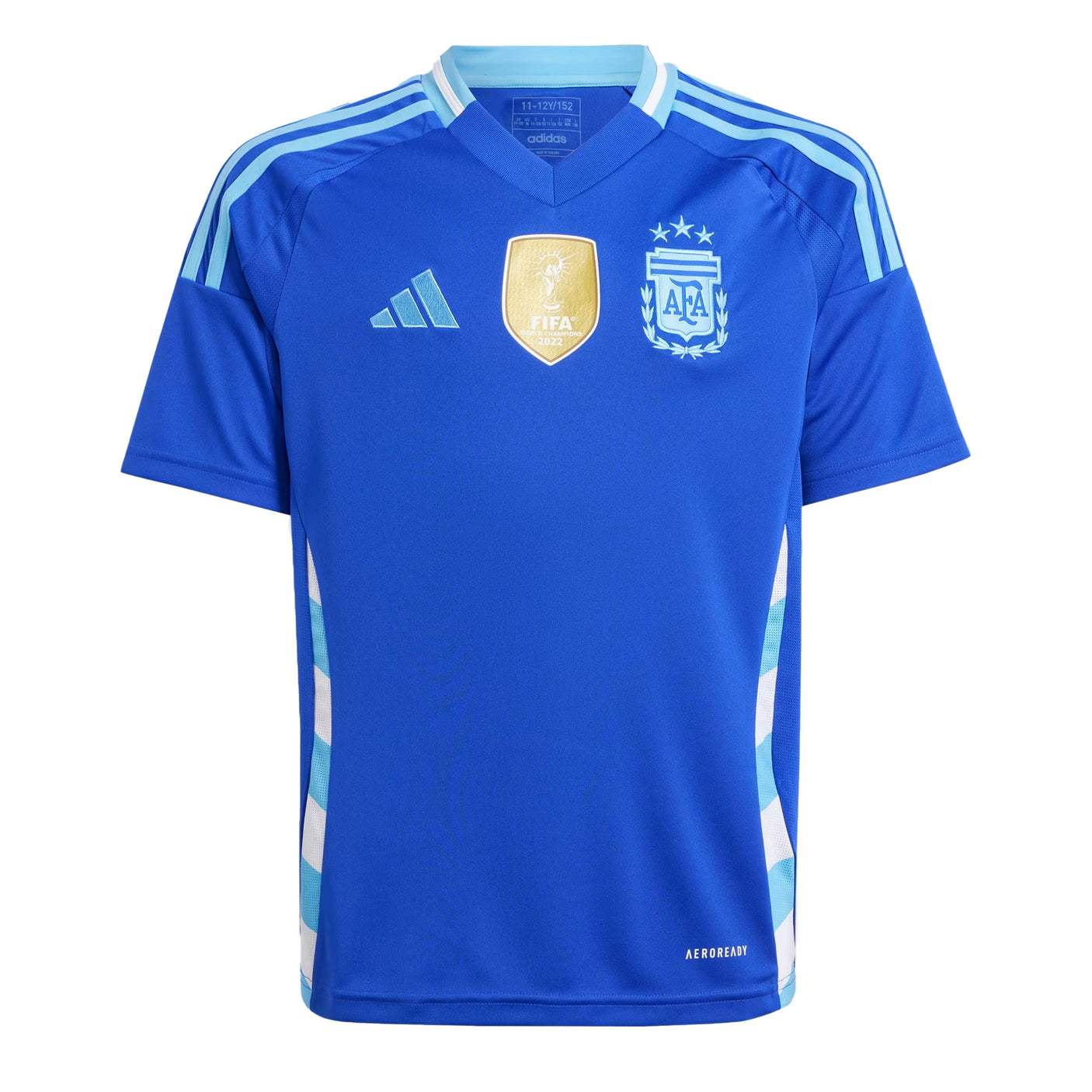 adidas Kids Argentina 2024/25 Away Jersey Lucid Blue/Blue Burst Front