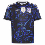 adidas Kids Argentina World Cup 2026 Away Jersey Black/Lucid Blue Front