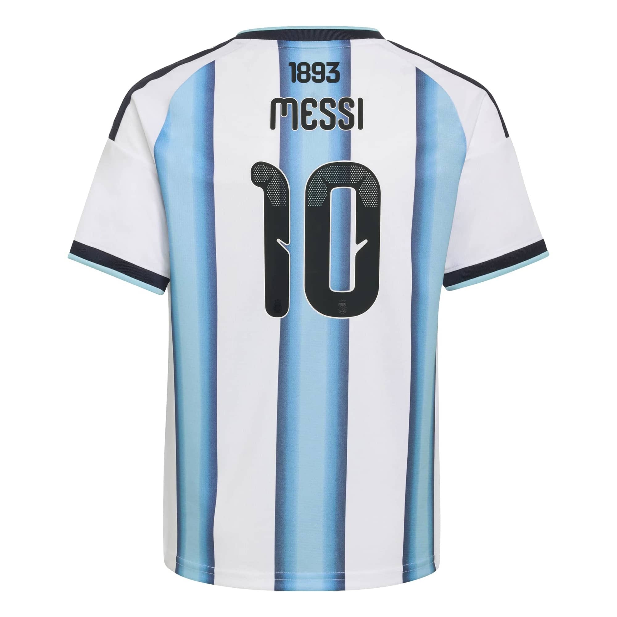 w*.様 adidas アルゼンチン代表 メッシmessi 2026 ユニフォー adidas Argentina Youth Home Stadium Soccer Jersey w/ Messi #10