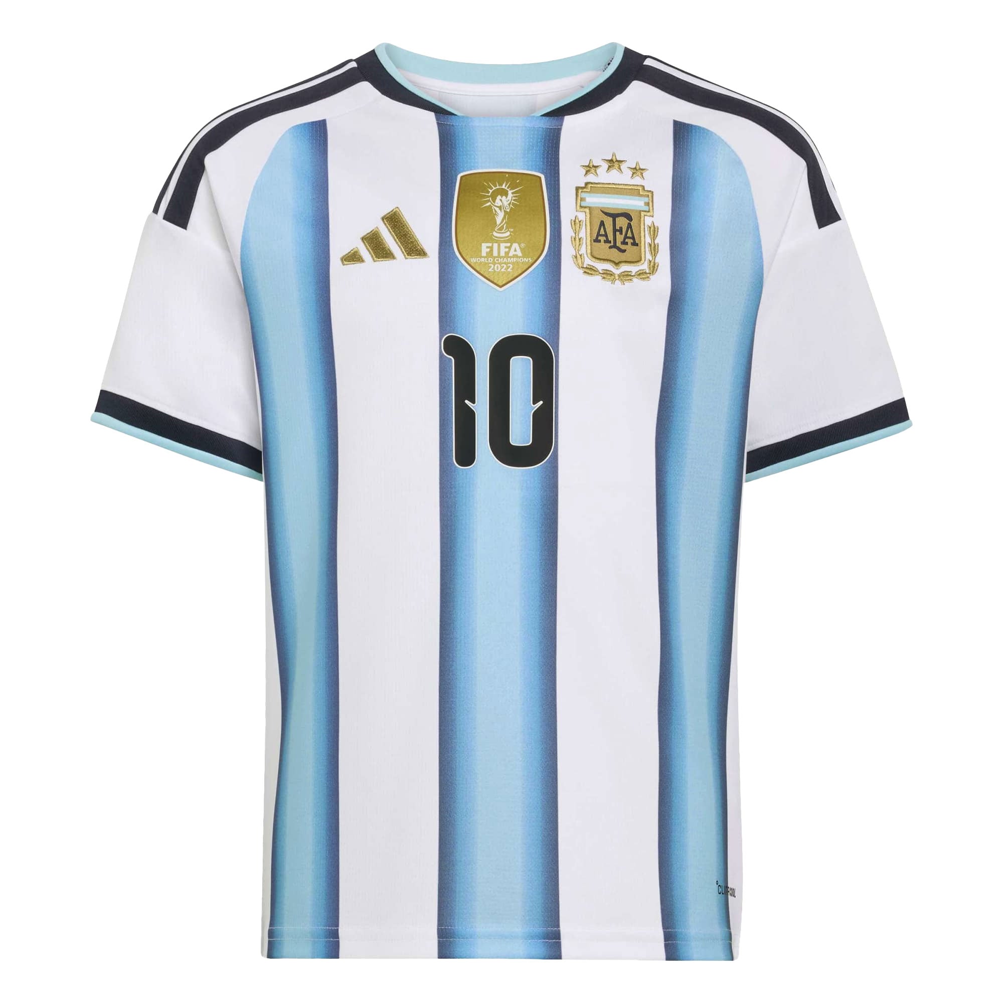 adidas Argentina Youth Home Stadium Soccer Jersey w/ Messi #10