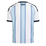 adidas Kid's Argentina World Cup 2026 Home Jersey White/Sky Blue Back