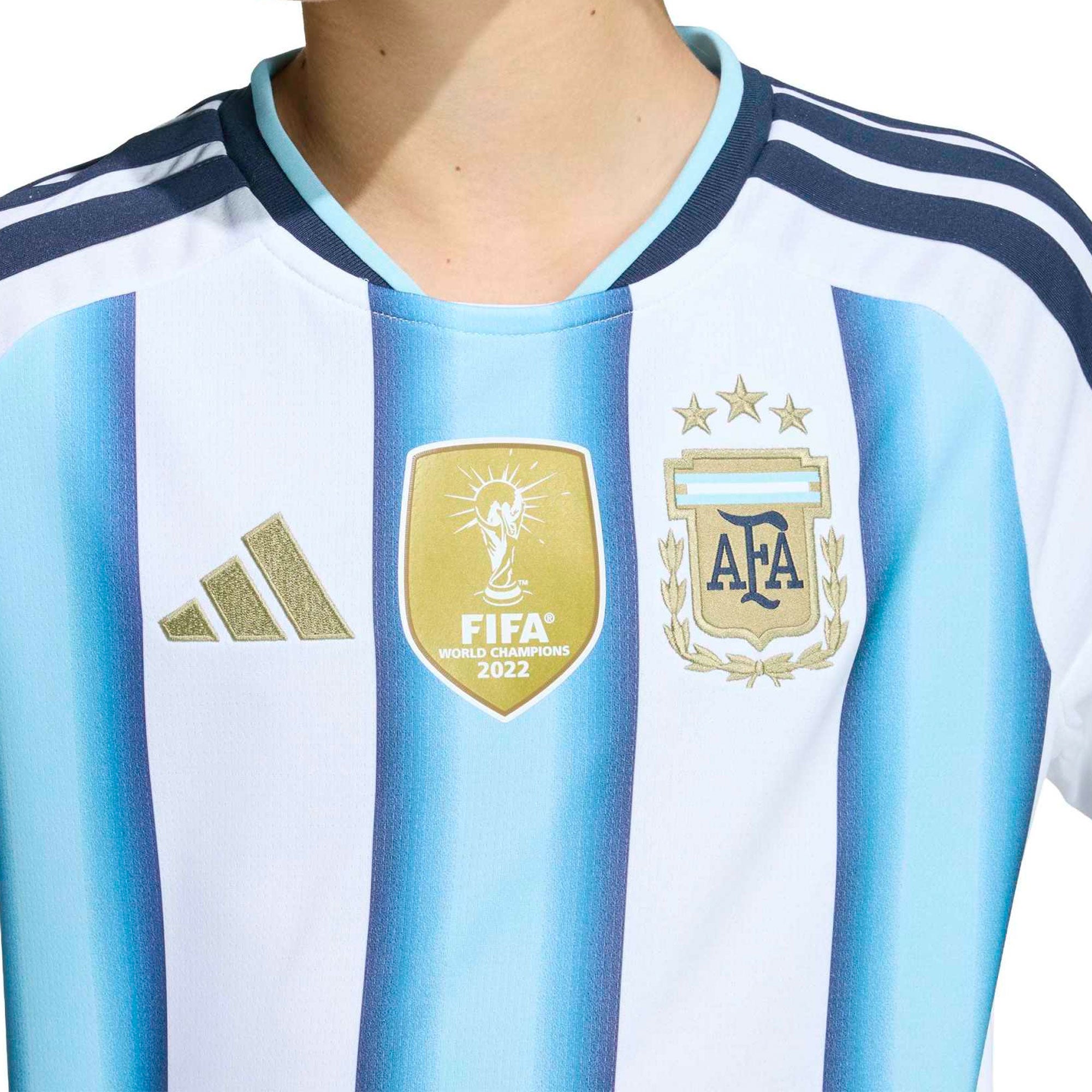 adidas Argentina Youth Home Stadium Soccer Jersey World Cup 2026