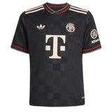adidas Kids Bayern Munich 2025/26 Third Jersey Black/Halo Ivory Front