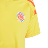adidas Kids Colombia 2024/25 Home Jersey Yellow Crest
