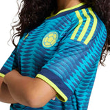 adidas Kids Colombia World Cup 2026 Away Jersey Blue Crest