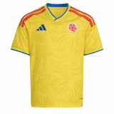 adidas Kids Colombia World Cup 2026 Home Jersey Yellow Front