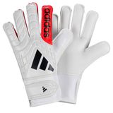 adidas Kids Copa Club Goalkeeper Gloves White/Black/Red Both