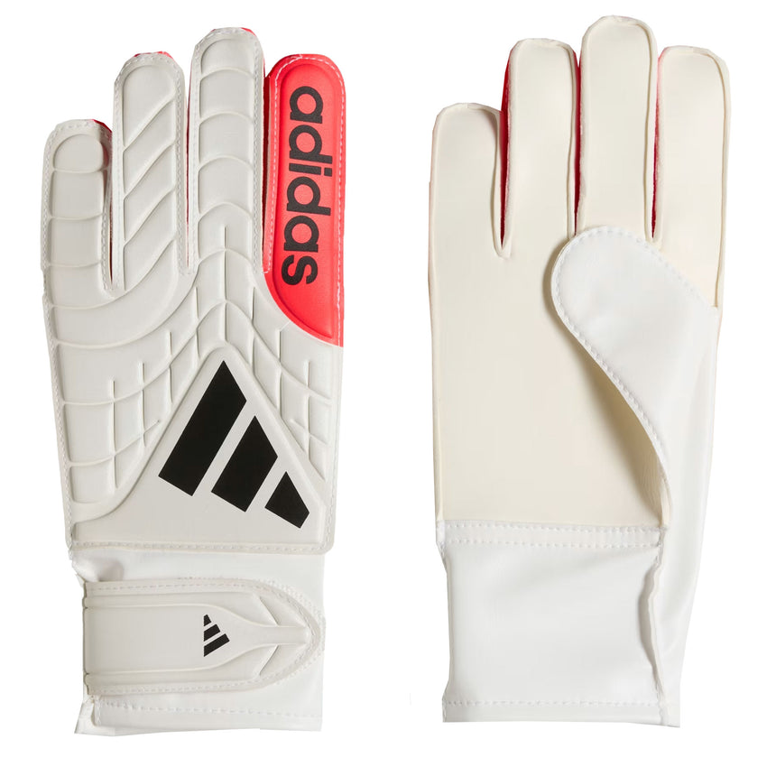 adidas Kids Copa Club Goalkeeper Gloves White/Black/Red Both