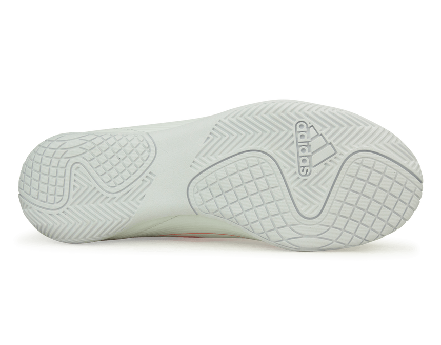 adidas Kids F50 Club IN White/Lucid Blue Sole