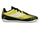 adidas Kids F50 Club Messi IN Gold/Black/White