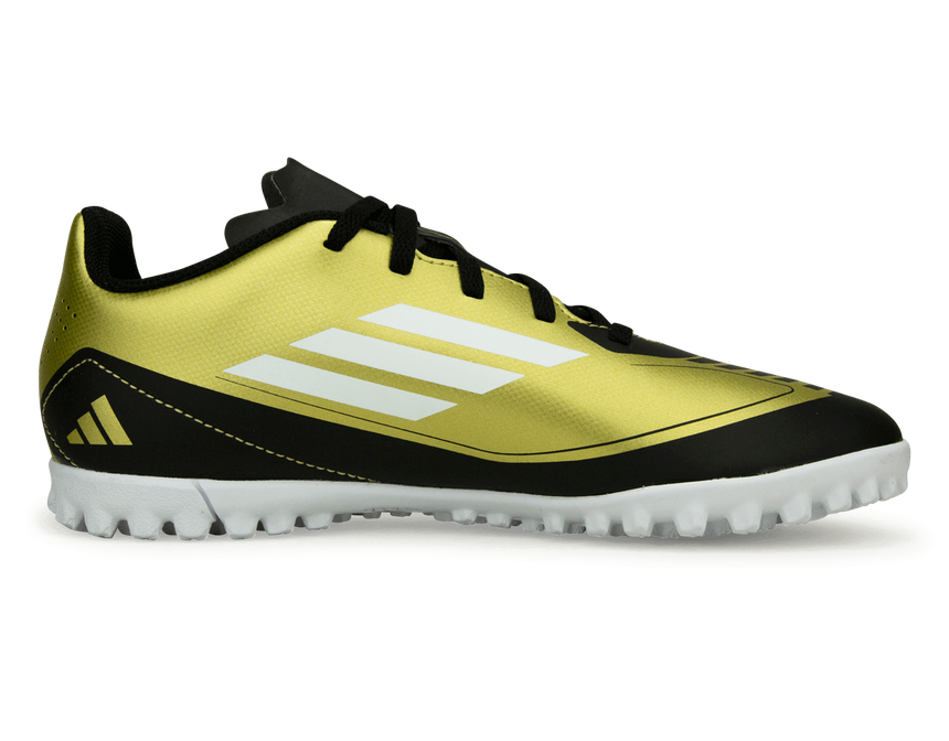 adidas Kids F50 Club Messi TF Gold/Black/White Side