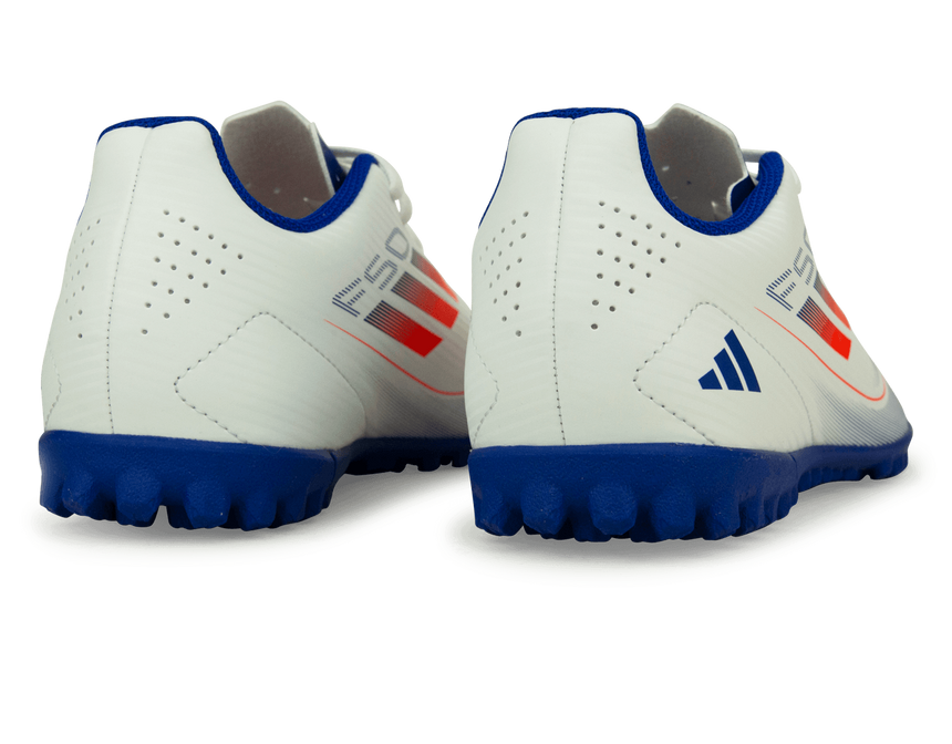 adidas Kids F50 Club TF White/Lucid Blue Rear