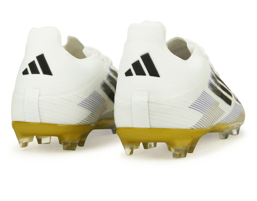 adidas Youth F50 Elite FG White/Black/Gold – Azteca Soccer