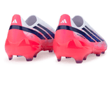 adidas Kids F50 Hyperfast Elite FG White/Solar Purple Rear