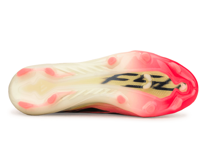 adidas Kids F50 Hyperfast Elite Laceless FG Soccer Cleats Solar Red/Black Sole