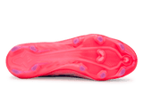 adidas Kids F50 Hyperfast Elite Laceless FG White/Solar Purple Sole