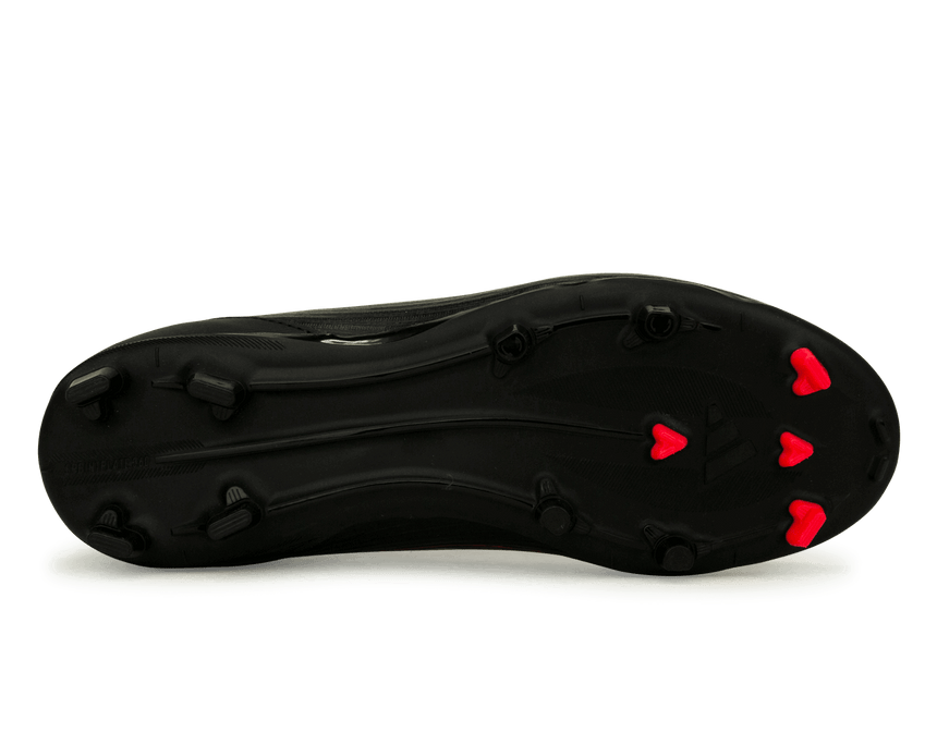 adidas Kids F50 League FG/MG Black/Metallic/Red Sole