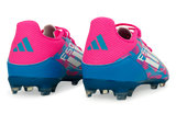 adidas Kids F50 League FG/MG Blue/Pink/White Rear