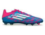 adidas Kids F50 League FG/MG Blue/Pink/White Side