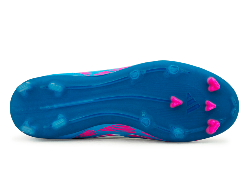 adidas Youth F50 League FG/MG Blue/White/Pink – Azteca Soccer
