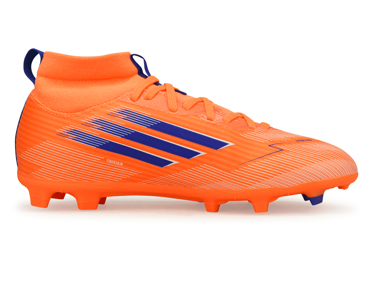adidas Youth F50 League FG/MG Orange/Lucid Blue – Azteca Soccer