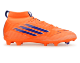 adidas Kids F50 League FG/MG Orange/Lucid Blue Side