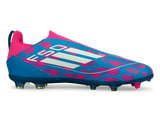 adidas Kids F50 League LL FG/MG Blue/White/Pink Side