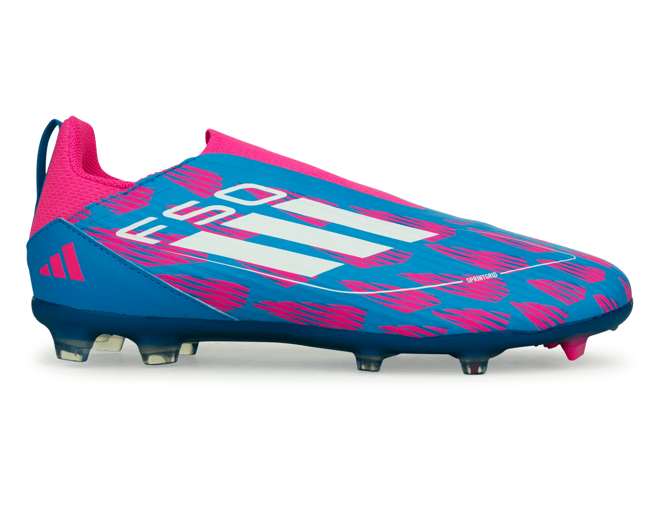 adidas Kids F50 League LL FG/MG Blue/White/Pink