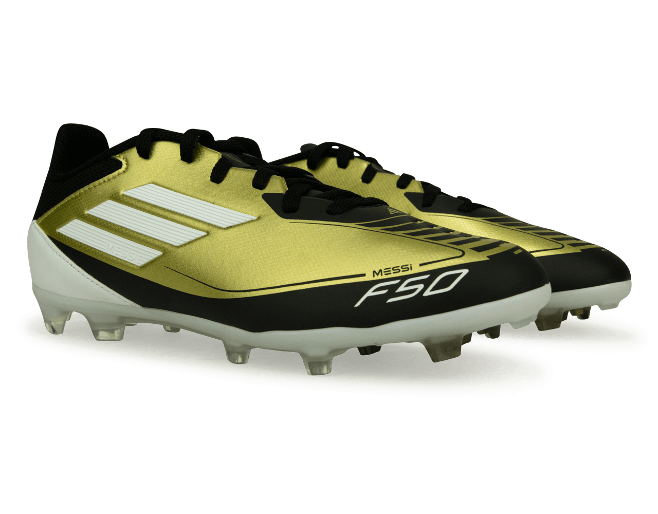 adidas Youth F50 League Messi FG/MG Gold/Black/White – Azteca Soccer