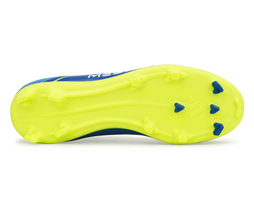 adidas Kids Messi F50 League FG/MG Sea Blue/Solar Yellow Sole