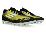 adidas Kids F50 Messi Club FxG Gold/White/Black Together