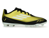 adidas Kids F50 Messi Club FxG Gold/White/Black