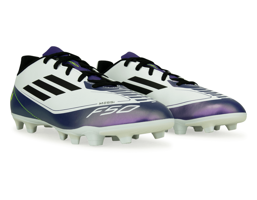 adidas F50 MESSI ホワイト/パープル adidas F50 League FG/MG