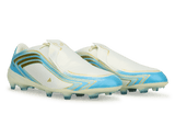 adidas Kids F50 Messi Elite FG Ivory/Sea Blue/Ice Blue Together
