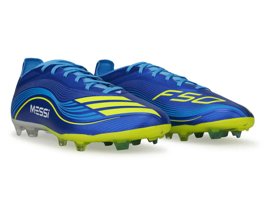 adidas Kids F50 Messi Elite FG Sea Blue/Solar Yellow Together