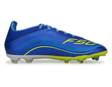adidas Kids F50 Messi Elite FG Sea Blue/Solar Yellow Side