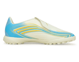 adidas Kids F50 Messi League Laceless TF Ivory/Sea Blue/Ice Blue Side